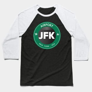 New York JFK Baseball T-Shirt